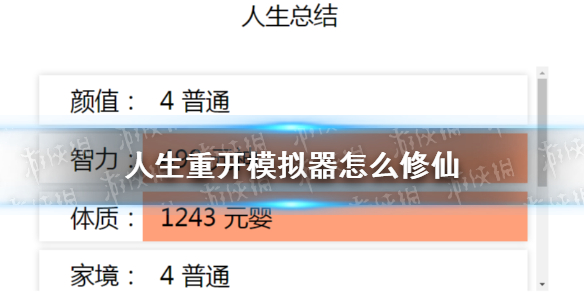《重置人生：探索修仙之道模拟指南》