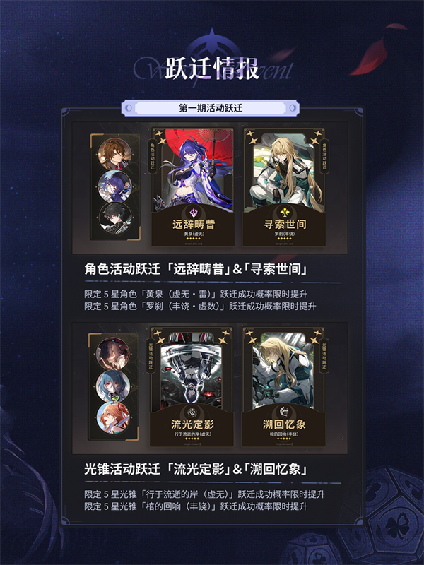 《崩坏星穹铁道》2.1版本新限定角色及活动预告