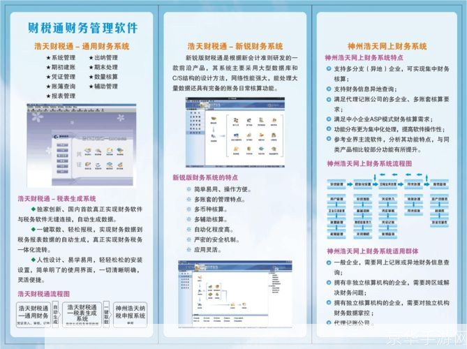 神州浩天软件全解析